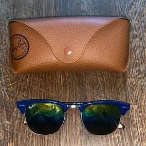 Ray-Ban Clubmaster Classic Sunglasses Blue